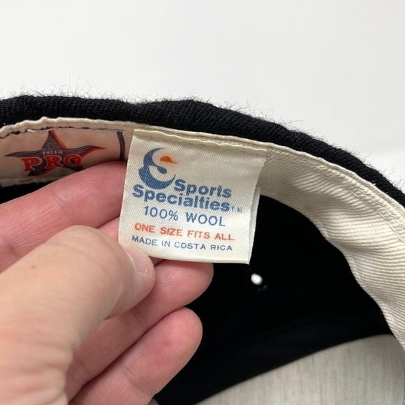 Vintage Sports Specialities Pittsburgh Steelers Snapback Hat Script Wool - Picture 8 of 10